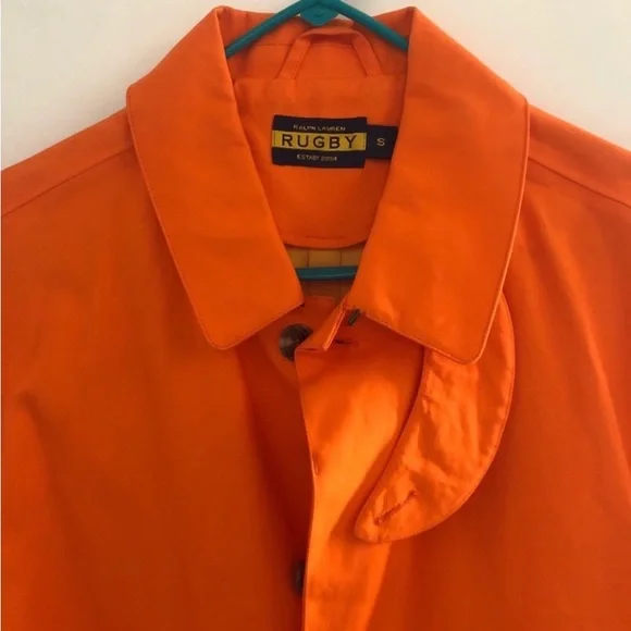 [Ralph Lauren Rugby] Y2K Rear Trench Rain Coat with multiple pockets. - Picture 2 of 11